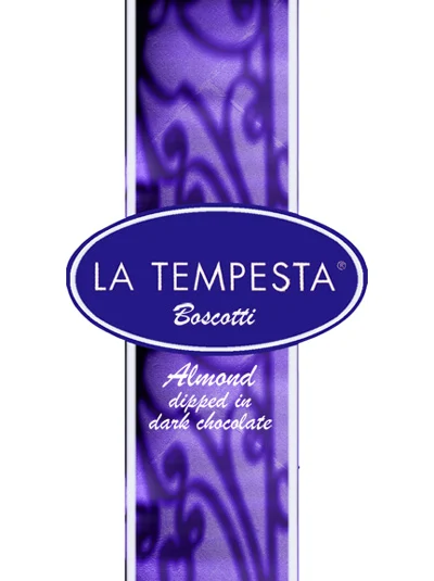 Biscotti package label.