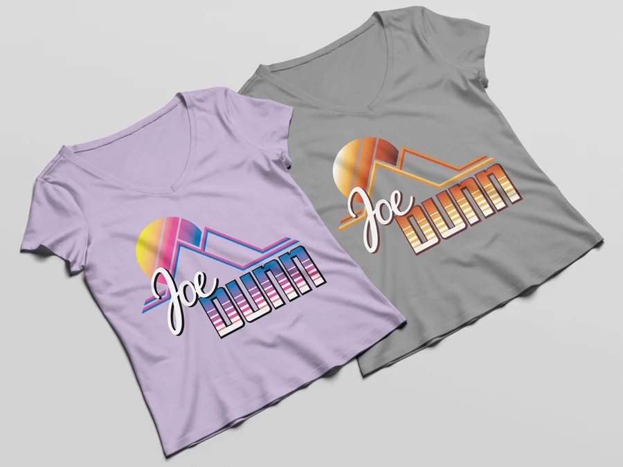 Joe Dunn logo and apparel design.