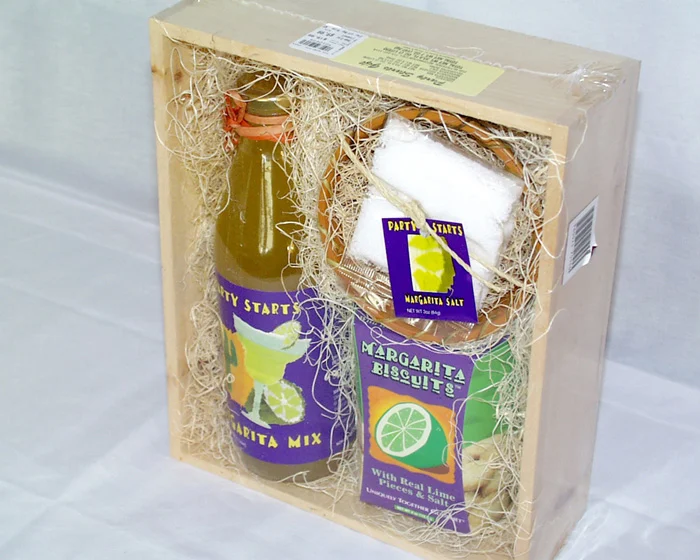 Margarita gift box package design.