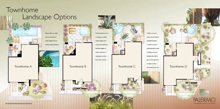 Palmero landscape environmental graphic.